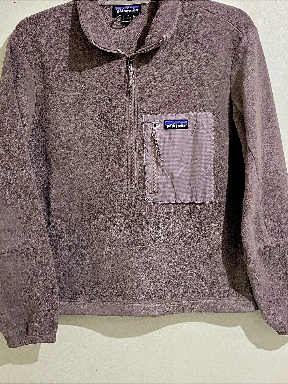 Patagonia Women'Small Micro D Snap-T Pullover Blush Size Small